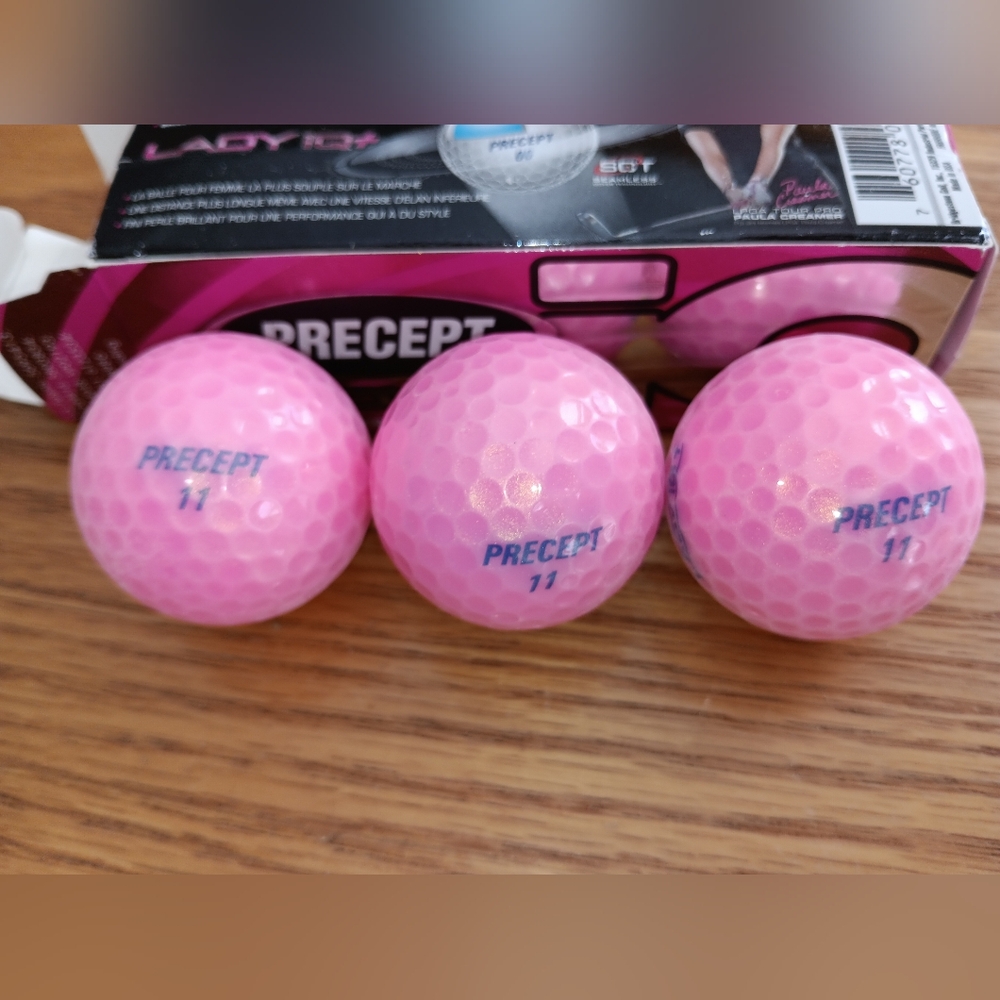 Precept Pink Golf Balls 3 New